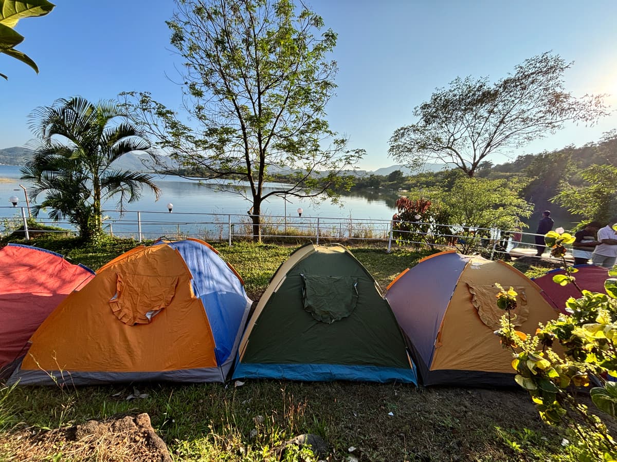 Your private camping with lake view